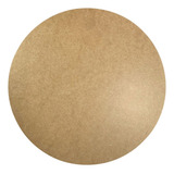 Kit C/ 20 Bolachas 35x35 Mdf Cru Circulo Base Sousplat