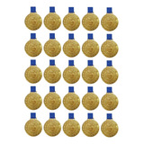 Kit C/ 25 Medalhas De Ouro M43 Honra Ao Mérito Fita Azul