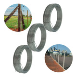 Kit C/ 3 Arame Galvanizado 14 Bwg 2,11mm Rolo 1kg P/ Telas
