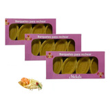 Kit C/ 3 Barquetes P/ Canapés P/ Rechear C/40 Doces Michele