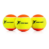 Kit C/ 3 Bolinhas Bola De Beach Tennis Drop Shot Itf Stage 2