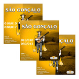 Kit C/ 3 Coras P/ Viola Cobre Prata Tensão Leve São Gonçalo