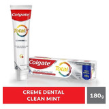 Kit C/ 3 Creme Dental Colgate Total 12 Clean Mint 180g
