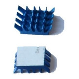 Kit C/ 3 Dissipador De Calor Autoadesivo 14mm X 13mm X 6,5mm