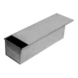 Kit C/ 3 Formas Pão De Forma 30x10x10 Em Alumínio Com Tampa