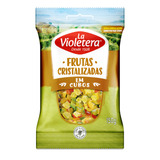 Kit C/ 3 Frutas Cristalizadas Cubos La Violetera Pacote 150g