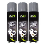 Kit C/ 3 Grafite Lubrificante Spray Seco 300ml Multiuso