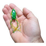 Kit C/ 3 Mini Frog 4 Cm Flog Sapinho Sapo Rã Isca Artificial
