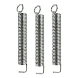 Kit C/ 3 Molas Para Ponte Tremolo Guitarra Strato Cromado