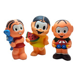 Kit C/ 3 Mordedor Infantil Bebê Macio Turma Da Mônica Latoy