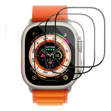 Kit C/ 3 Películas Gel Para Apple Watch Ultra X8 49mm Smart