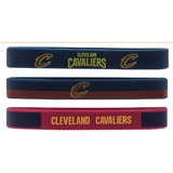 Kit C/ 3 Pulseiras Cleveland Cavaliers