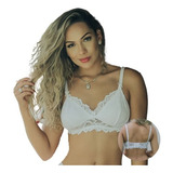 Kit C/ 3 Sutia Amamentacao Renda Soutien Amamentar Gestante
