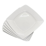 Kit C/ 30 Prato Quadrado Plastico P/ Refeições Lanches Festa