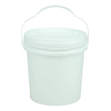Kit C/ 4 Balde Com Tampa Tipo Lacre 3,6l- Alça Plástico-