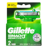 Kit C/ 4 Carga Para Lâmina De Barbear Gillette Mach3