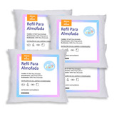 Kit C/ 4 Enchimentos De Silicone Refil Almofada 45x45 Oferta