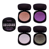 Kit C/ 4 Iluminador E Sombra Mystic Glam Obsidian Ruby Rose