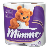 Kit C/ 4 Papel Higiênico Mimmo Rende Mais Folha Dupla 30m