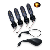 Kit C/ 4 Pisca Led Seta Cb250 Twister + Retrovisor Bmw F800
