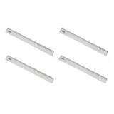 Kit C/ 4 Réguas 30cm Escritório Ou Escolar