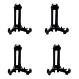 Kit C/ 4 Suporte Mini Preto Pequeno Decorativo 5,5cm Altura