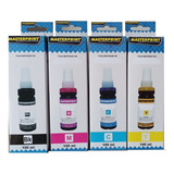 Kit C/ 4 Tintas Ink Jet Compatível Epson 100ml - Masterprint