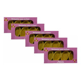 Kit C/ 5 Barquinhas P/ Canapés P/ Rechear C/40 Doces Michele