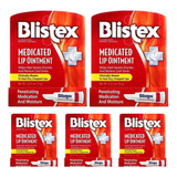 Kit C/ 5 Blistex Medicated Lip