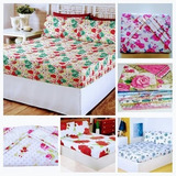 Kit C/ 5 Lençol Cama Casal Com Elástico Estampado Microfibra