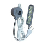 Kit C/ 5 Luminária De 20 Led Haste Flexível Maquina Costura