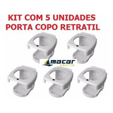 Kit C/ 5 Porta Copos Retrátil Dobravel Barcos Lanchas Carros