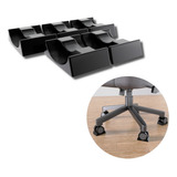 Kit C/ 5 Trava Rodinhas Cadeira Gamer P/ Jogos Universal