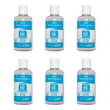 Kit C/ 6 Álcool Antisséptico 70% Em Gel 60ml Tróia Care
