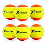 Kit C/ 6 Bolinhas Bola De Beach Tennis Drop Shot Itf Stage 2