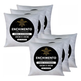 Kit C/ 6 Enchimentos De Silicone Refil Almofada 45x45 Oferta