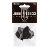 Kit C/ 6 Palhetas Dunlop Jz3 John Petrucci Signat 427pjp Usa Cor Preto Tamanho 1.5mm