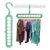 Kit C/ 6 Porta Cabides Organizador De Guarda Roupa Armário