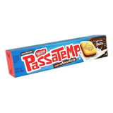Kit C/ 8 Biscoito Passatempo Recheado Chocolate 130g