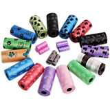 Kit C\ 9 Rolinhos De Sacos De Lixo P Coco Pet Gato Cachorro 