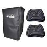 Kit C/ Capa Antipoeira + 2 Cases P/ Controle Xbox Series X