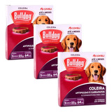 Kit C/03 - Coleira Bulldog Anti Pulgas Carrapatos Caes 25g Cor N/a N/a Tamanho Da Coleira G