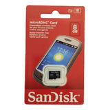 Kit C/10 Cartão De Memória 8gb Sandisk Com Adaptador