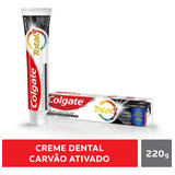 Kit C/10 Creme Dental Colgate Total 12 Carvão Ativado 220g