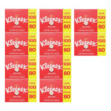 Kit C/10 Lenços Kleenex 100 Premium