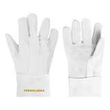 Kit C/10 Luvas De Raspa Tradicional P 07 Serralheria Carga