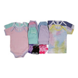 Kit C/11 Peças Verão Camiseta + Mijão + Shorts Roupas Bebê