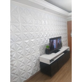 Kit C/12 3m² Placas De Pvc 3d Placa De Revestimento + Fita