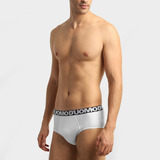 Kit C/12 Cuecas D'uomo Slip 100%algodão