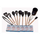 Kit C/12 Utensílios Cozinha + 6 Esponja Mágica Importada